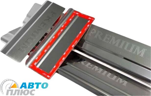 Накладки на пороги BMW X5 (E53) 2000-2007 (Premium)