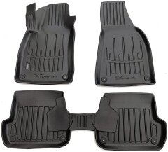 3D Коврики в салон автомобиля Audi A4 (B6/B7) 2001-2007 (Stingray)