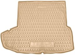 Автомобильный коврик в багажник Tesla Model S 2021- бежевый (AVTO-Gumm)