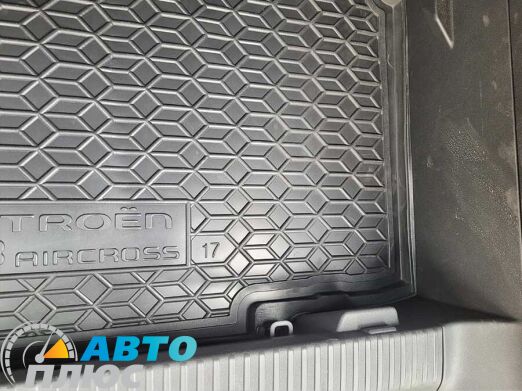Автомобильный коврик в багажник Citroen C3 Aircross 2017- нижняя полка (AVTO-Gumm)