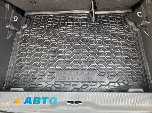 Автомобильный коврик в багажник Citroen C3 Aircross 2017- нижняя полка (AVTO-Gumm)