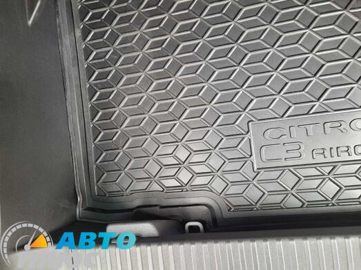Автомобильный коврик в багажник Citroen C3 Aircross 2017- нижняя полка (AVTO-Gumm)