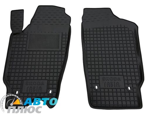 Передні килимки в автомобіль Skoda Fabia 2000- (Avto-Gumm)