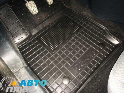 Водительский коврик в салон Ford Fiesta 2008- (Avto-Gumm)