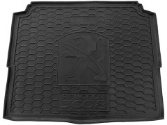 Автомобильный коврик в багажник Peugeot 3008 2017- нижняя полка (Avto-Gumm)