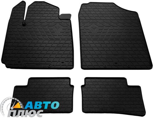 Резиновые коврики в салон Kia Picanto 2017- (Stingray)
