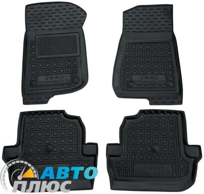 Автомобильные коврики в салон Jeep Wrangler 2018- 2 двери (Avto-Gumm)