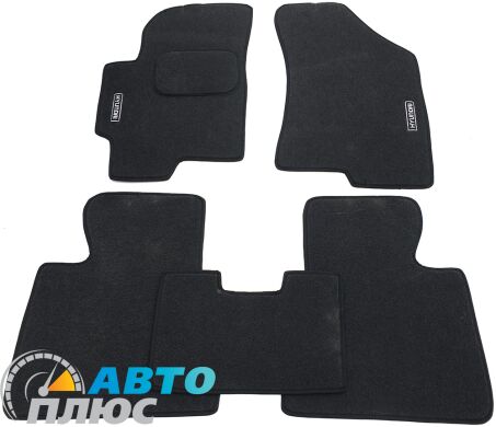 Коврики в салон текстильные Hyundai Elantra 2003-2011 (XD) серые Стандарт