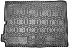 Автомобильный коврик в багажник Peugeot 5008 2017- 5 мест (Avto-Gumm)