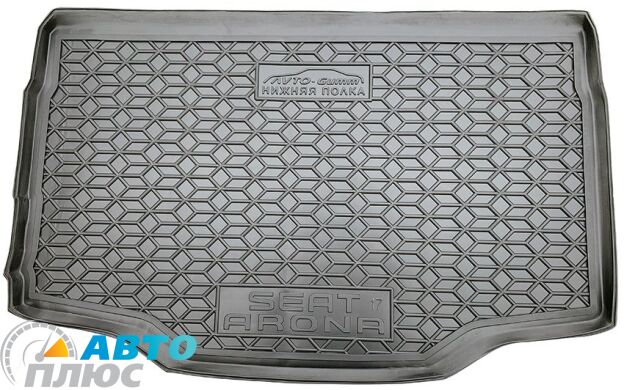 Автомобильный коврик в багажник Seat Arona 2018- нижняя полка (Avto-Gumm)