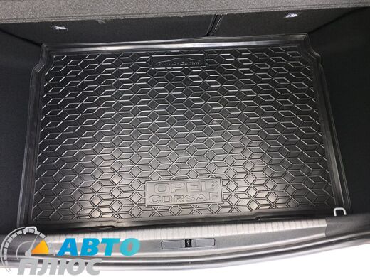 Автомобильный коврик в багажник Opel Corsa F 2020- (Avto-Gumm)