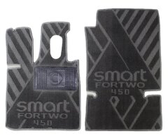 Композитные коврики в салон Smart Fortwo 450 1998-2006 (X) серые AVTO-Tex