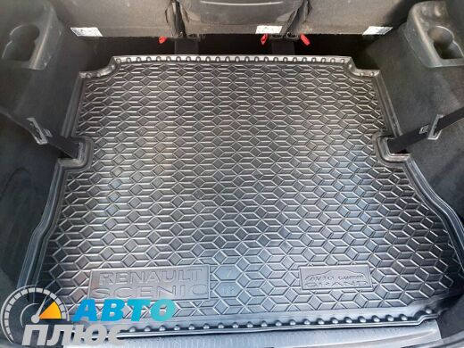 Автомобильный коврик в багажник Renault Grand Scenic 3 2009- 7 мест (AVTO-Gumm)