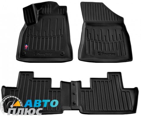 3D Коврики в салон автомобиля Peugeot 3008 2009-2016 (Stingray)
