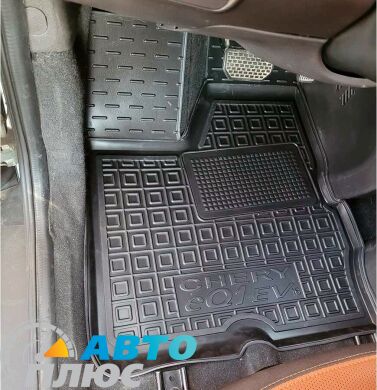 Водительский коврик в салон Chery eQ1 2018- (AVTO-Gumm)