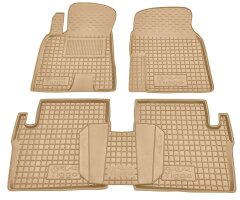 Автомобильные коврики в салон Chery Tiggo 05-/Toyota RAV4 00- бежевые (AVTO-Gumm)