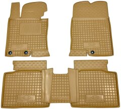 Автомобильные коврики в салон Kia Optima 2010- бежевые (AVTO-Gumm)