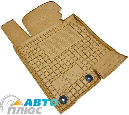 Автомобильные коврики в салон Kia Optima 2010- бежевые (AVTO-Gumm)