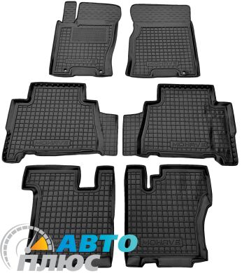 Автомобильные коврики в салон Kia Mohave 2009- (7 мест) (Avto-Gumm)