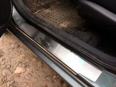 Накладки на пороги Geely GC5 2014- Hb/Sd (Premium)