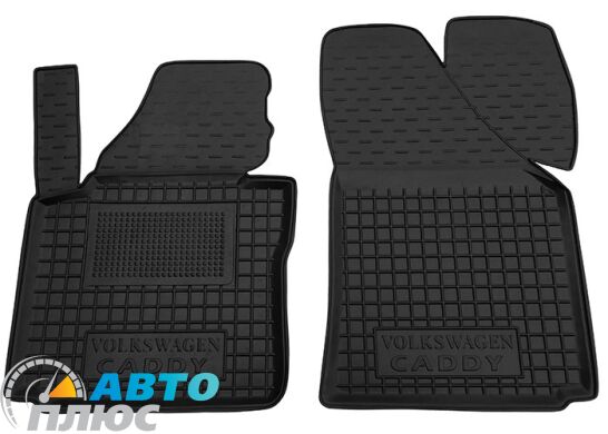 Передние коврики в автомобиль Volkswagen Caddy 2004-2020 (Avto-Gumm)