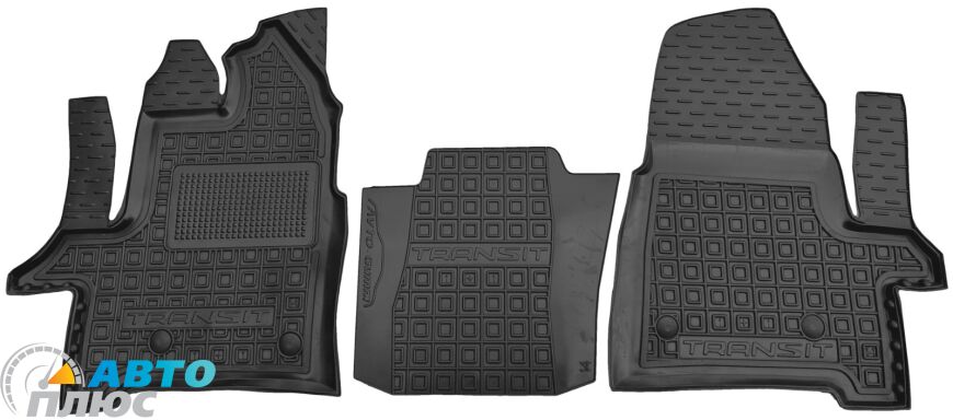 Автомобільні килимки в салон Ford Transit (mk7) 2014- (1+1) (AVTO-Gumm)