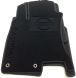 Ворсовые коврики в салон Nissan Qashqai 2007- черные Milan