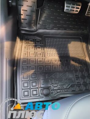 Водительский коврик в салон Kia Niro 2023- hybrid (AVTO-Gumm)