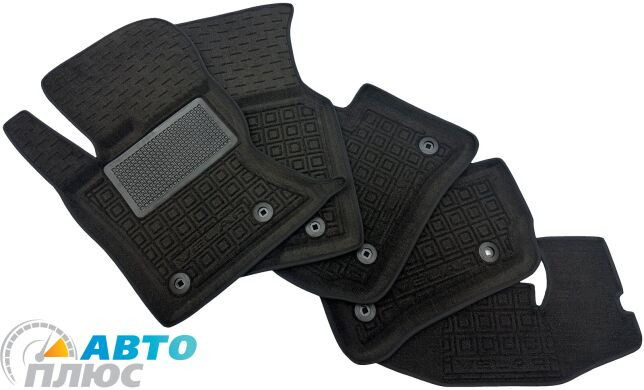 Гибридные коврики в салон Range Rover Velar 2017- (AVTO-Gumm)