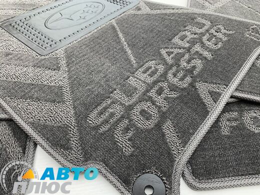 Композитные коврики в салон Subaru Forester 2 2002-2008 (X) серые AVTO-Tex