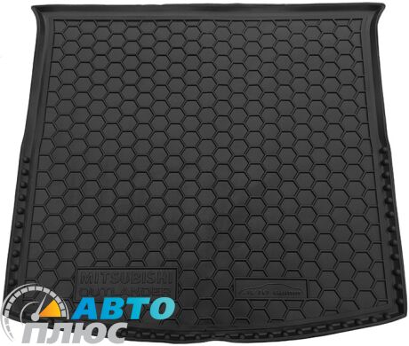 Автомобильный коврик в багажник Mitsubishi Outlander 2012- с органайзером (Avto-Gumm)