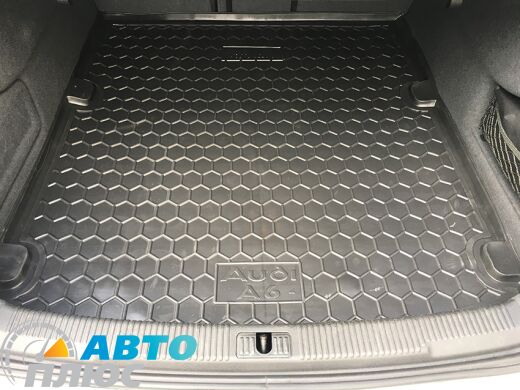 Автомобильный коврик в багажник Audi A6 (C7) 2012- Sedan (Avto-Gumm)