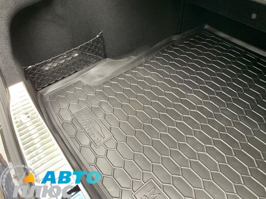 Автомобильный коврик в багажник Mercedes S (W222) 2013- c регулировкой сидений (Avto-Gumm)
