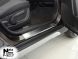 Накладки на пороги Suzuki SX4 2014- (Premium)