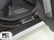 Накладки на пороги Suzuki SX4 2014- (Premium)