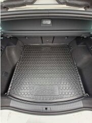 Автомобильный коврик в багажник Seat Leon 2021- Universal двухуровневый верхняя полка (AVTO-Gumm)