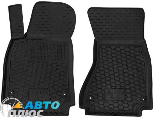 Передние коврики в автомобиль Audi A6 (C7) 2014- (Avto-Gumm)