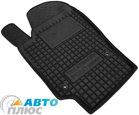 Водительский коврик в салон Volkswagen Polo Sedan 2010- (Avto-Gumm)