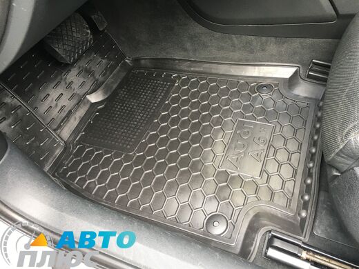 Водительский коврик в салон Audi A6 (C7) 2012- (Avto-Gumm)