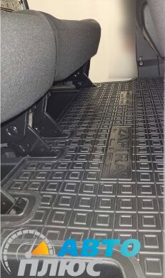 Автомобильные коврики в салон Opel Zafira Life 2019- 2-й ряд Business (Base) (8м) (AVTO-Gumm)