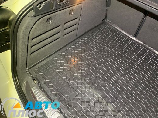 Автомобильный коврик в багажник Renault Laguna 3 2007- Universal прямоугольный (Avto-Gumm)