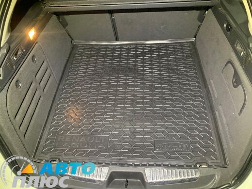 Автомобильный коврик в багажник Renault Laguna 3 2007- Universal прямоугольный (Avto-Gumm)