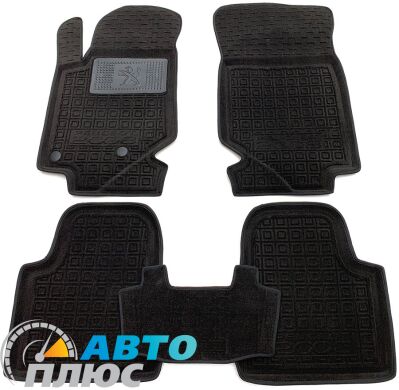 Гибридные коврики в салон Peugeot 2008 2020- (AVTO-Gumm)