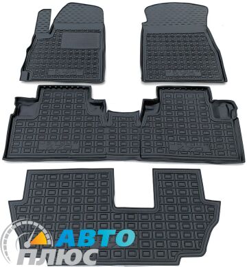 Автомобильные коврики в салон Jetour X70 2020- 7 мест (AVTO-Gumm)