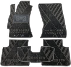 Композитные коврики в салон Subaru Forester 3 2008- (X) серые AVTO-Tex