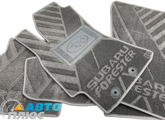 Композитные коврики в салон Subaru Forester 3 2008- (X) серые AVTO-Tex