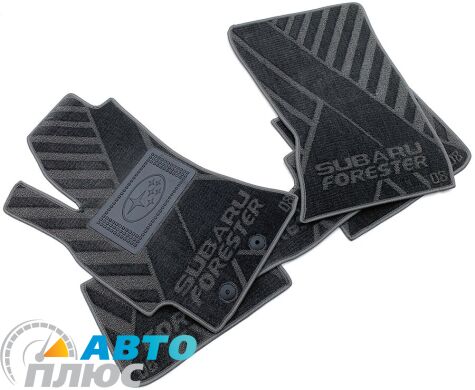Композитные коврики в салон Subaru Forester 3 2008- (X) серые AVTO-Tex