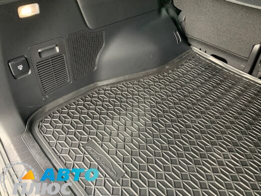 Автомобильный коврик в багажник Toyota Land Cruiser 300 2021- 5 мест (AVTO-Gumm)
