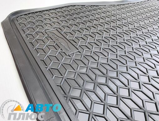 Автомобильный коврик в багажник Toyota Land Cruiser 300 2021- 5 мест (AVTO-Gumm)