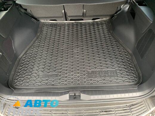 Автомобильный коврик в багажник Toyota Land Cruiser 300 2021- 5 мест (AVTO-Gumm)